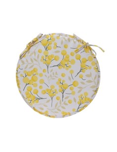 ALMOHADILLA PARA SILLA REDONDA FLORES D39XH4CM