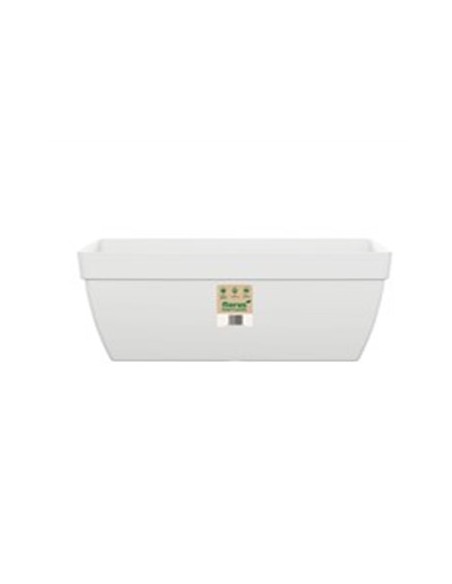Jardinera Paris 80cm Blanco  Elegante y Resistente para Balcones, Terrazas y Jardines | Endanea Garden