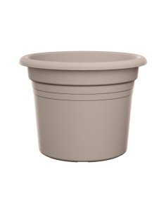 Maceta Cilindro 35cm Taupe | Elegante y Resistente para Plantas | Endanea Garden

