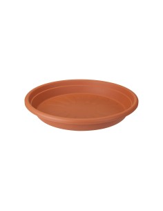 Plato Universal Redondo 40 cm Terra  Resistente y Elegante para Macetas