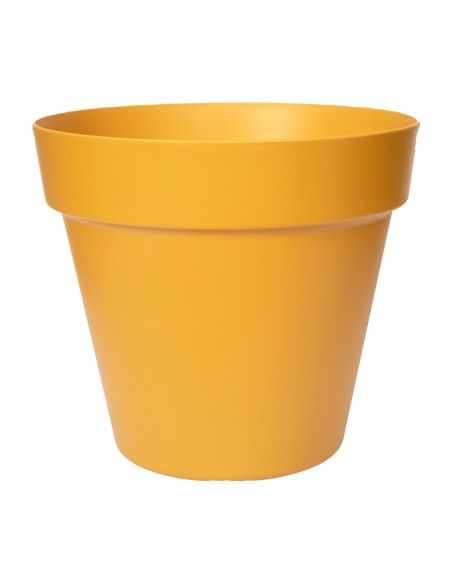 Maceta Paris 25cm Mostaza - Estilo Moderno para tu Jardín y Terraza