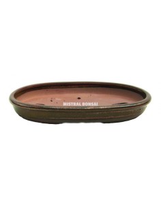 TIESTO OVAL OXIDO 26X17.5X3.5CM MISTRAL