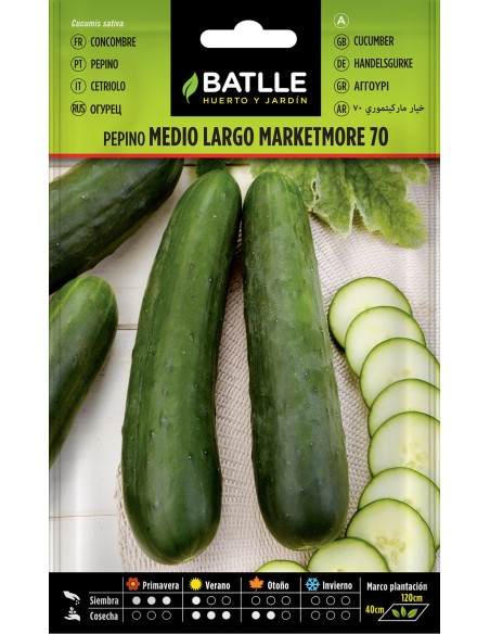 SEMILLA PEPINO MARKETMORE 1/2 LARGO BATLLE