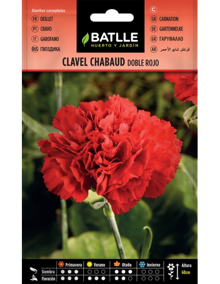 SEMILLA CLAVEL CHABAUD ROJO BATLLE