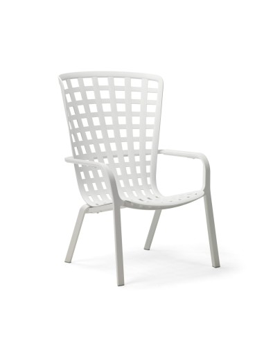 Sillón Folio Blanco sin Cojín | Diseño Reclinable y Resistente para Exterior  Endanea Garden

