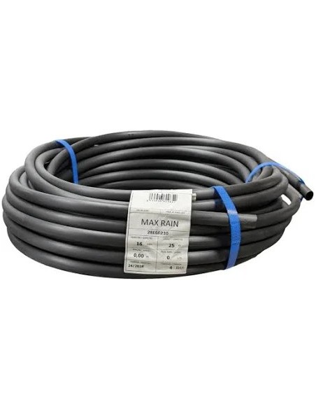 Tubería de Goteo Lisa 25m Negra | Riego Preciso y Durable | Endanea Garden
