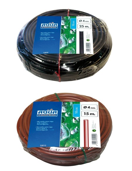Tubería Microtubo EVA Flexible 15m | Riego Preciso y Durable para Jardineras

