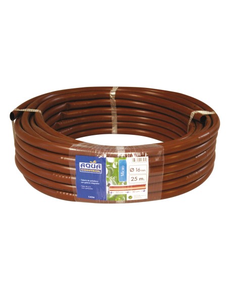 Tubería con Goteo Lisa 25m Marrón | Riego Preciso y Estético | Endanea Garden