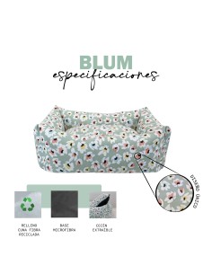 YAGU CUNA COSMO BLUM T-4 74X61X20CM