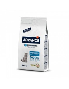 ADVANCE CAT STERILIZED CON BACALAO 85GRX4