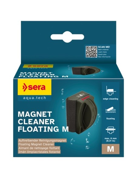 MAGNET CLEANER FLOATING 08 MM GLASS