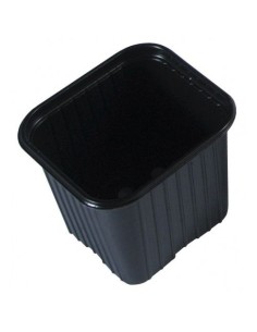 MACETAS POLIESTIRENO NEGRA 9X9X9.5