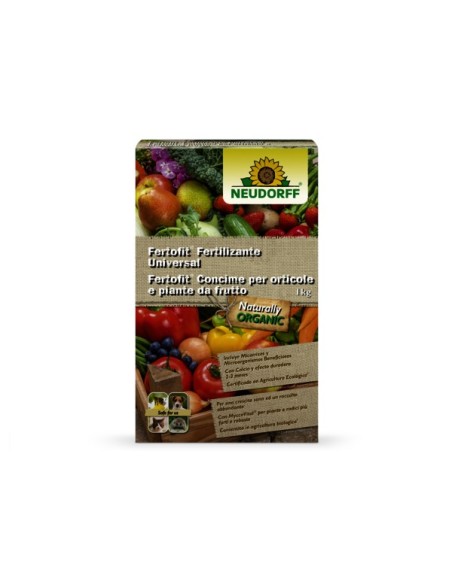 Fertilizante Huerta y Jardín 5kg Neudorff  Nutrición orgánica para plantas fuertes y sanas

