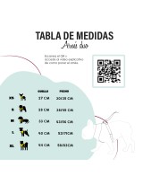 Bull Arnés Duo Reversible Talla S Jeans | 2 Estilos en 1 | Endanea Mascotas