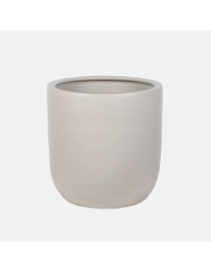 Maceta Xat Blanco 35x35x35 cm  Diseño Moderno para Interiores y Exteriores | Endanea Garden