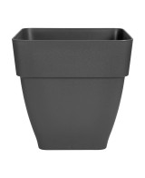 Maceta Vibia Campana Cuadrada 37 cm Antracita | Diseño Moderno y Funcional para Jardines e Interiores