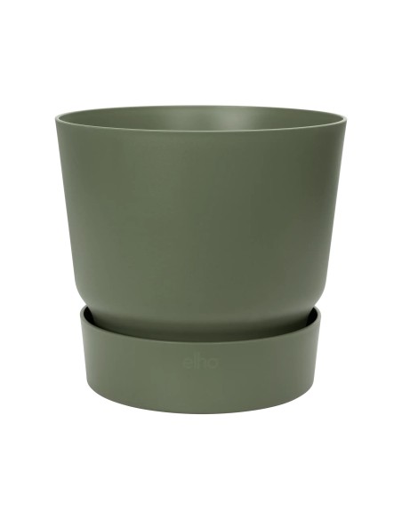 Maceta Greenville Redonda 20 cm Verde para Plantas de Interior y Exterior | Endanea Garden