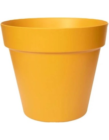 Maceta Paris 20 cm Mostaza - Moderna, Resistente y Perfecta para Plantas


