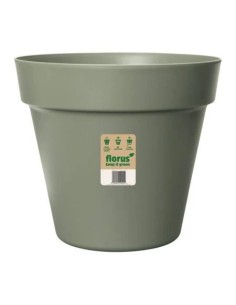 Maceta Paris 25 cm Verde - Diseño Funcional y Resistente para Plantas