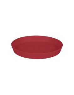 Plato Redondo Universal 17 cm Rojo  Protege y Decora tus Macetas | Endanea Garden
