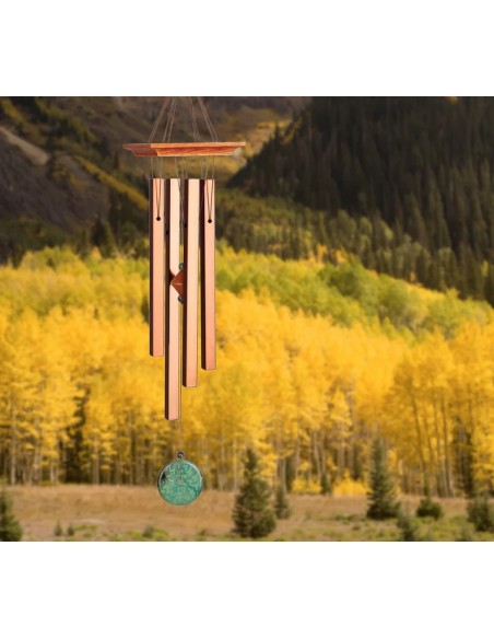 CAMPANA DE VIENTO TURQUESA MEDIANA