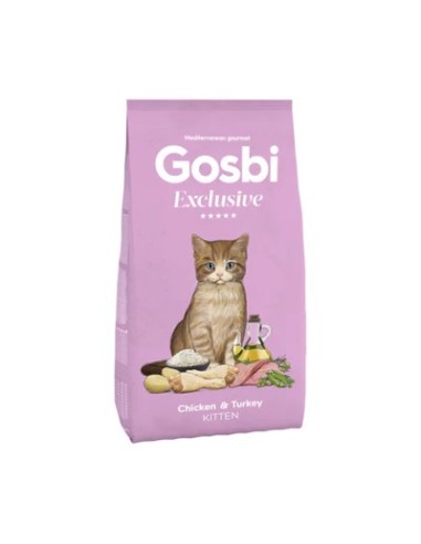 Gosbi Exclusive Cat Chicken & Turkey Kitten 400g | Pienso Premium para Gatitos