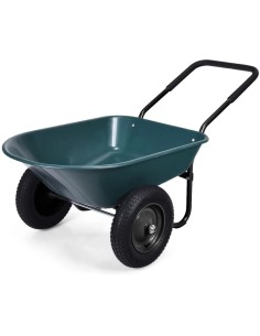 Carretilla de Jardín BRICOMED 120 kg | Robusta y Cómoda para Jardinería y Obras

