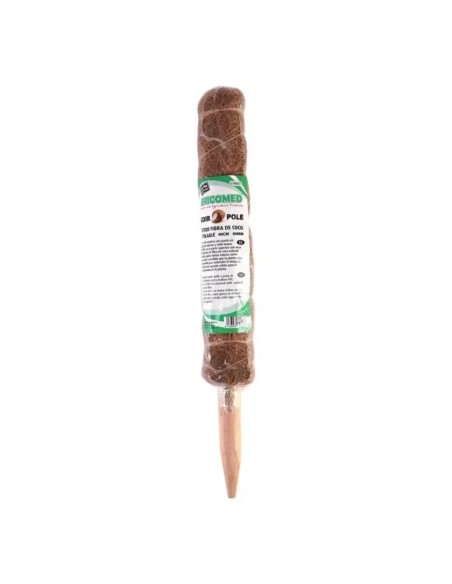 Tutor Fibra de Coco BRICOMED 40 cm  Soporte Natural para Plantas Trepadoras | Endanea Garden