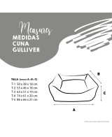 YAGU CUNA GULLIVER EMOJIS T2 55X46X18CM