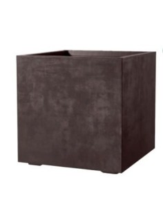 Maceta Cubo Millennium RA 49CM Browns  Diseño Rústico y Resistente

