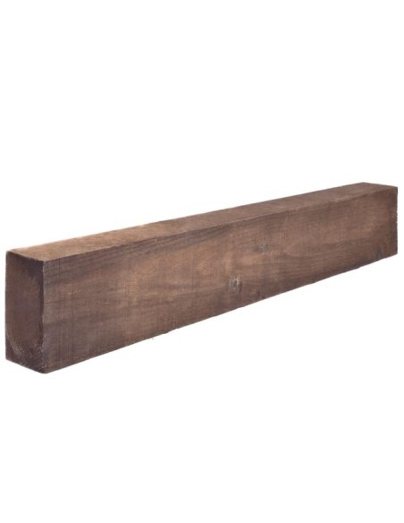 Traviesa Eco 125x12x22 cm  Madera Reciclada y Sostenible para Jardín