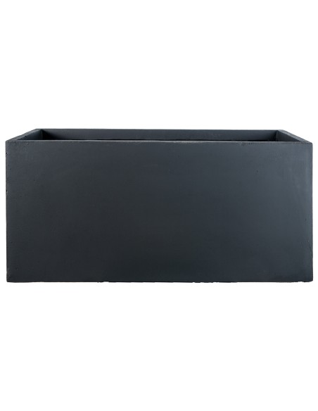 Macetero Rassio Gris Oscuro 100 cm  Diseño Moderno y Resistente | Endanea Garden

