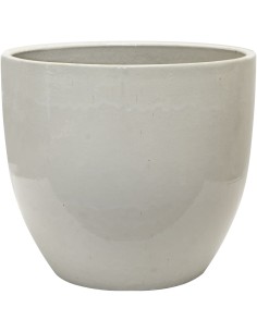 Maceta Hércules 36x31 cm Crema | Diseño Clásico y Resistente para Jardín