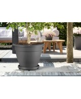 PLATO CON RUEDAS UNIVERSAL 35CM ANTRACITA
