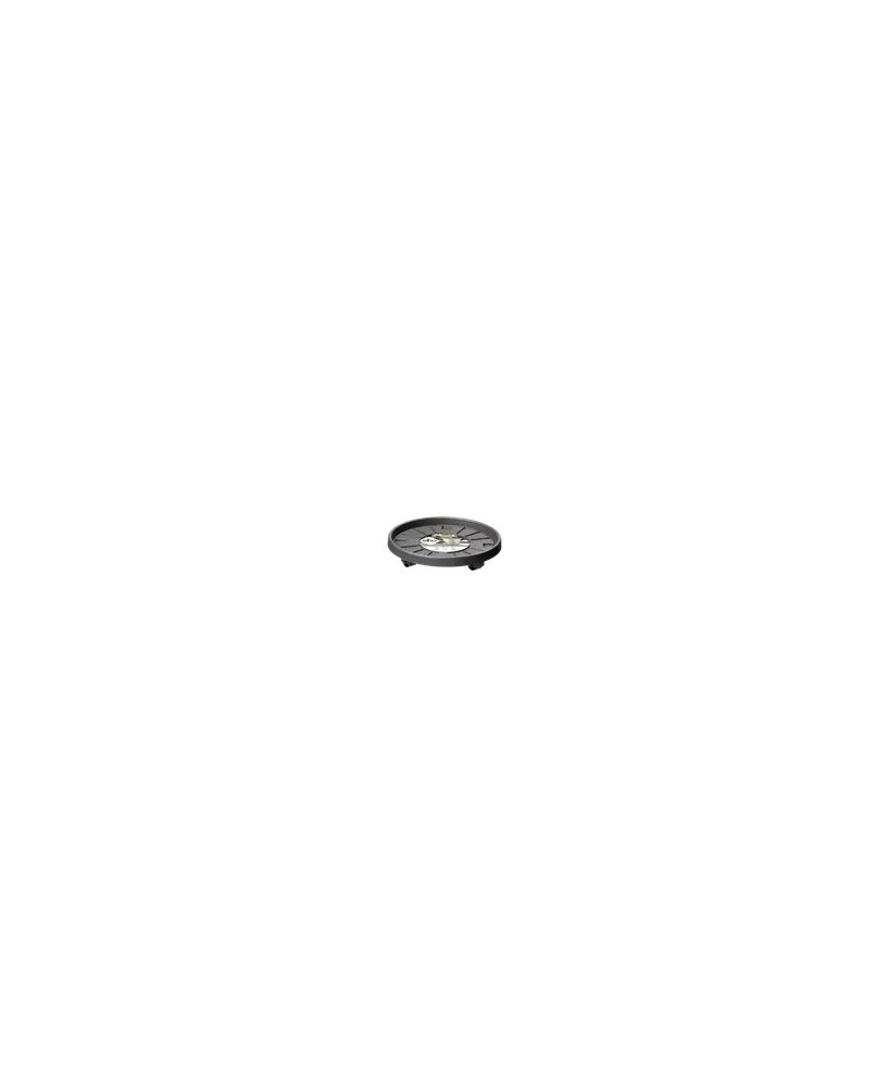 PLATO CON RUEDAS UNIVERSAL 40CM ANTRACITA