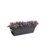 Jardinera Barcelona 70 cm Antracita | Decoración Moderna para Terrazas y Balcones | Endanea Garden