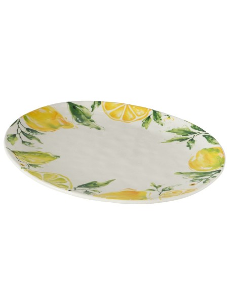 PLATO OVAL LEMONY W31CM