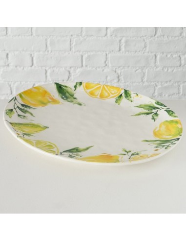 PLATO OVAL LEMONY W31CM