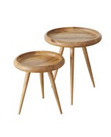MESA HERVE 47CM MARRON