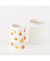 JARRA MOTIVO FRUTAS  500ML H14CM