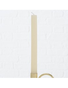 VELA CONICA MELIA H20XD2,2CM BLANCO CREMA 2