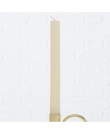 VELA CONICA MELIA H20XD2,2CM BLANCO CREMA