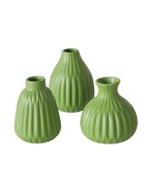 JARRON ESKO H11CM PORCELANA VERDE