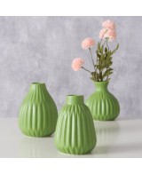 JARRON ESKO H11CM PORCELANA VERDE