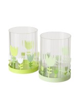 WINDLIGHT BLOMMA REDONDO HIERRO  H14CM