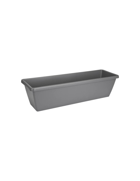 Jardinera Barna XL 80 cm Antracita | Maceta Grande para Interiores y Exteriores | Endanea Garden