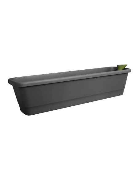 MACETA BALCON WATERSYS 80CM ANTRACITA