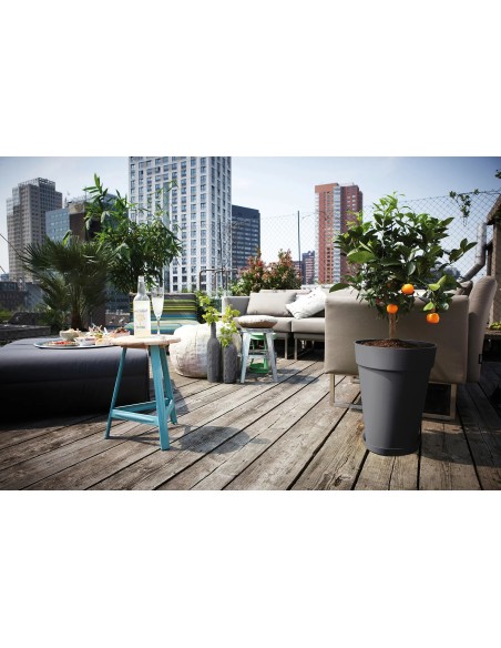 PLATO REDONDO 41CM ANTRACITA