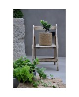 Maceta Basket Cilindro Gamo Plus Natural 34x32 cm Macetero Rústico y Ecológico