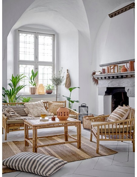 COJIN FELINA NATURE JUTE L45XW45CM